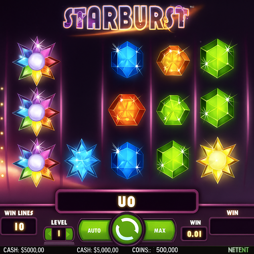 FGFox - Starburst Slot - Jeu de machine à sous NetEnt